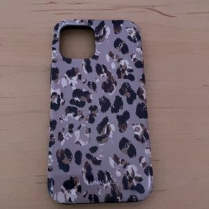 LUNALUKE iPhone 12 Leopard phone Case